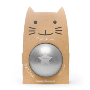 Le Ballon Paillettes Argent 15 cm - RATATAM
