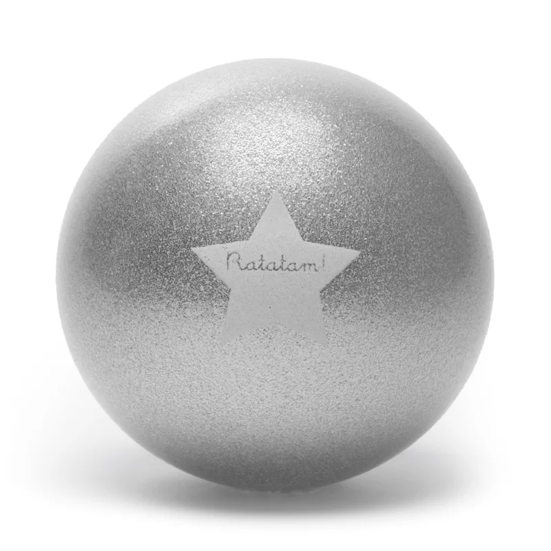 Le Ballon Paillettes Argent 15 cm - RATATAM – Image 3