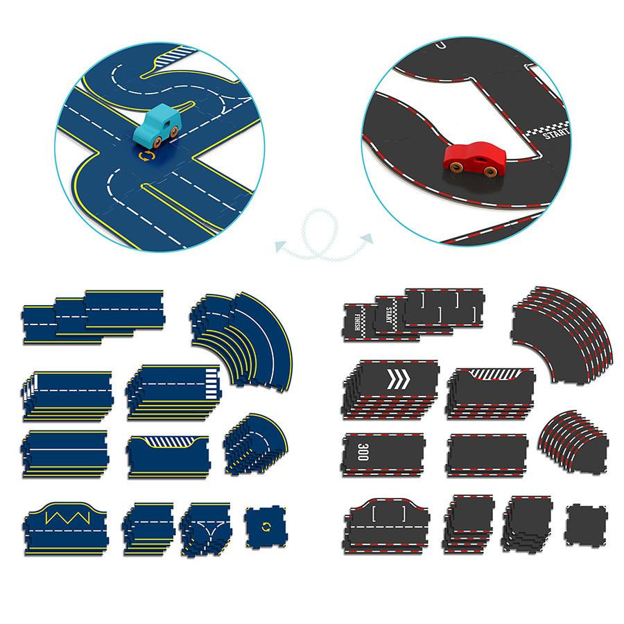 Circuit réversible en carton, Vilacity- VILAC – Image 2
