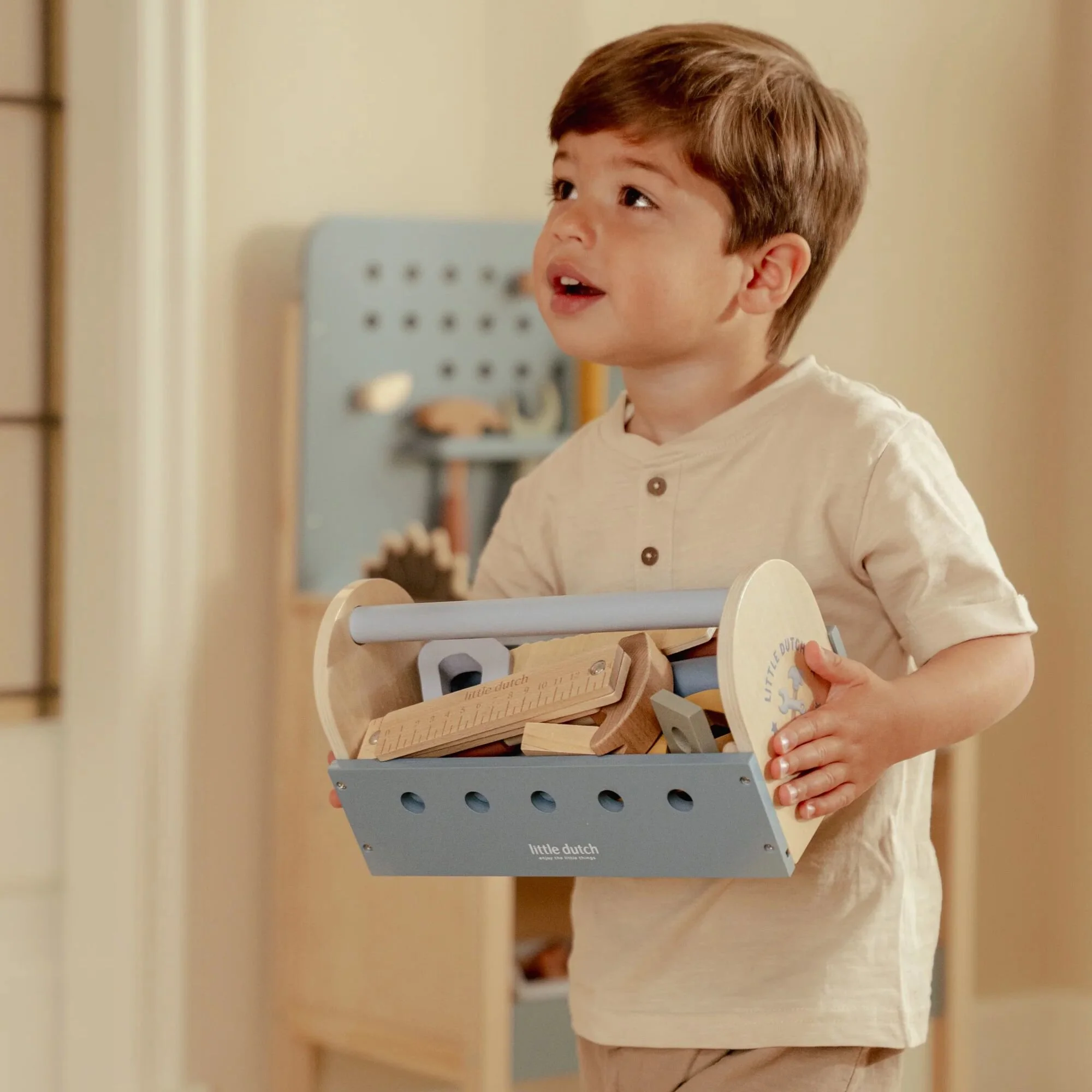 Boîte à outils en bois - LITTLE DUTCH – Image 4