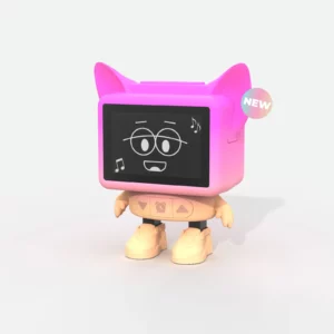 Réveil / horloge dansante, Rose - MOB