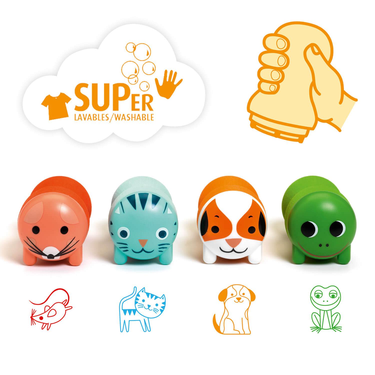 Tampons animaux du jardin - DJECO – Image 2