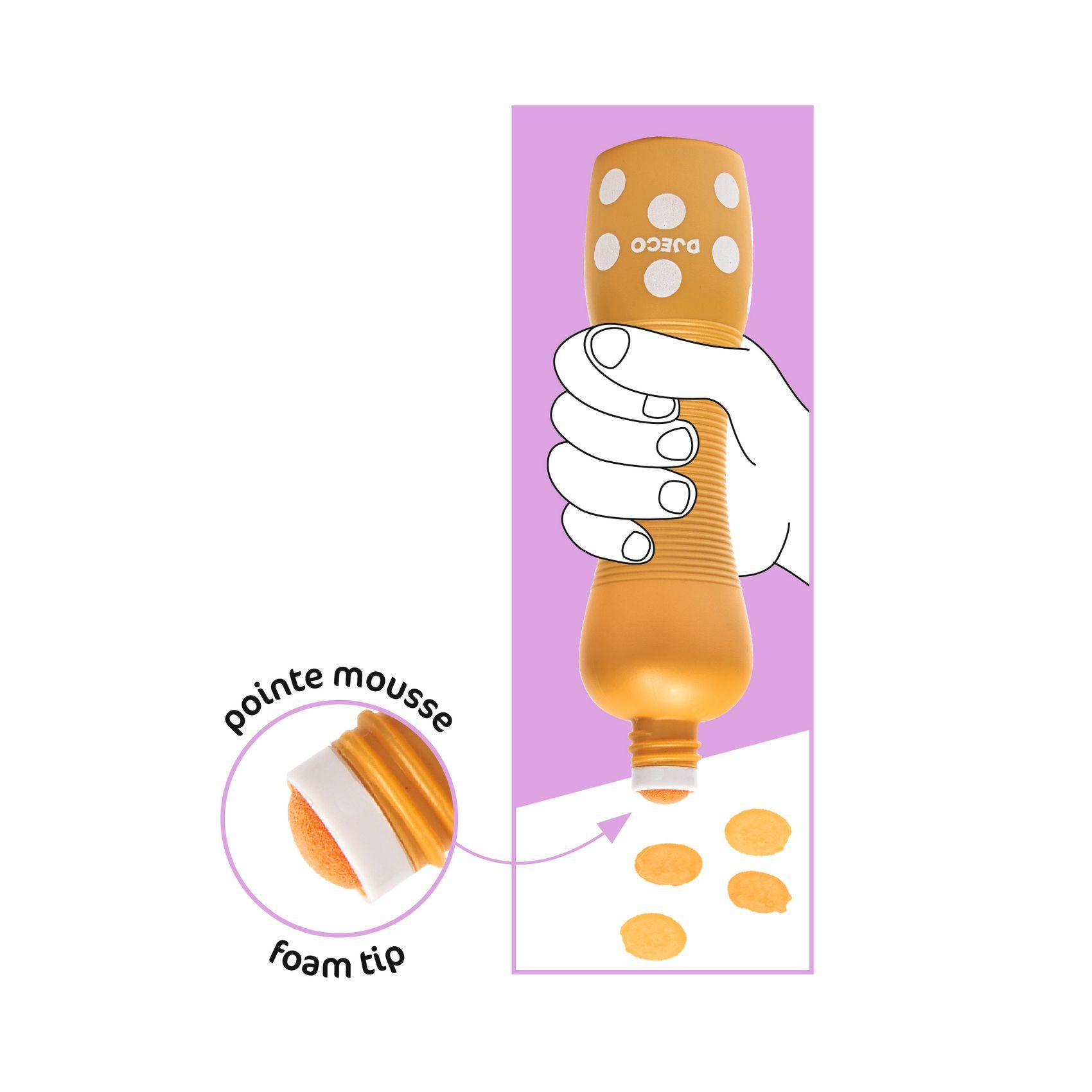 Boite de 4 marqueurs gros pois Pearly - DJECO – Image 3