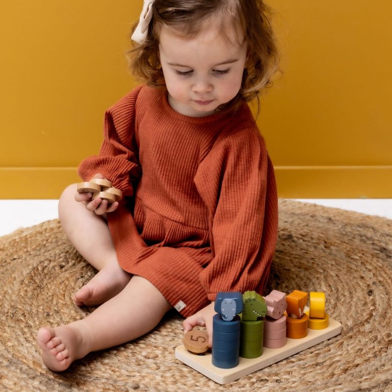 Puzzle à Chiffres 1-5 en Bois - TRIXIE – Image 3