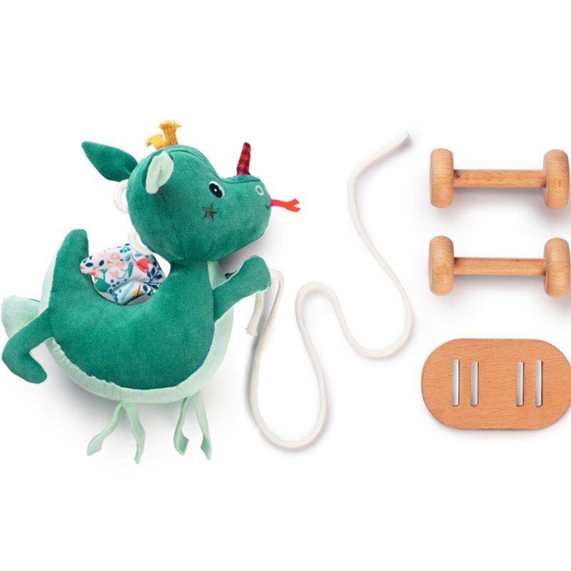 Peluche à tirer Joe le dragon - LILLIPUTIENS – Image 4