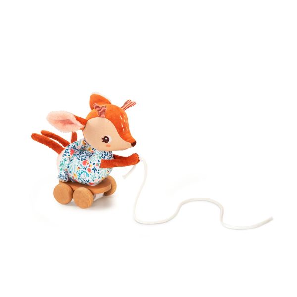 Peluche à tirer Stella le Faon - LILLIPUTIENS – Image 3