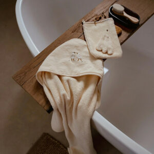 Coffret Cadeau cape de bain + gant de toilette Little Goose - LITTLE DUTCH