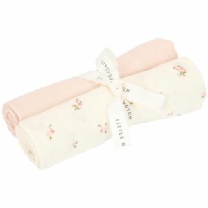 Set de 2 langes en gaze de coton Fairy Blossom (70 x 70 cm) - LITTLE DUTCH
