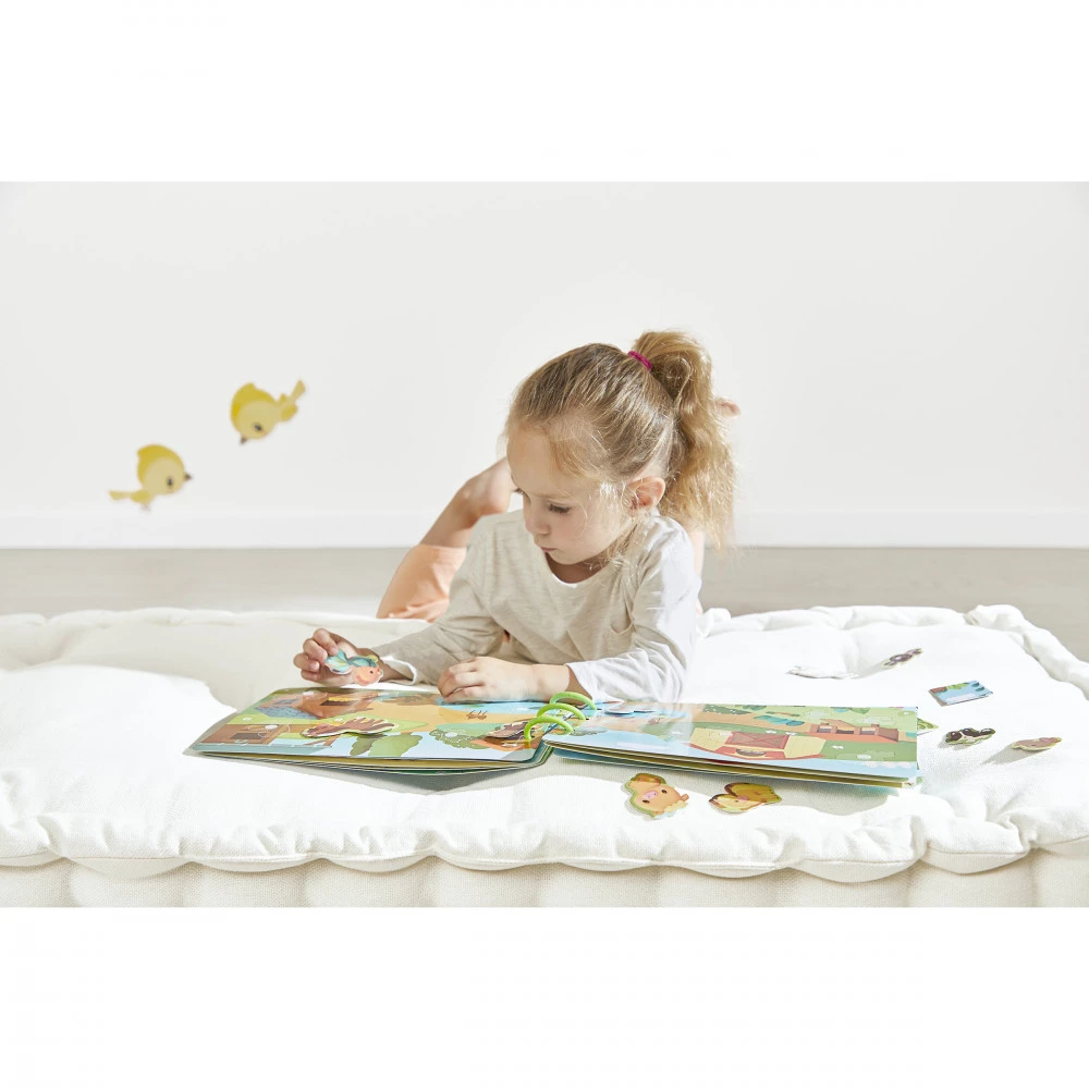 Busy-book (livre d'activités) Ferme en carton (Français/Anglais) - JANOD – Image 7