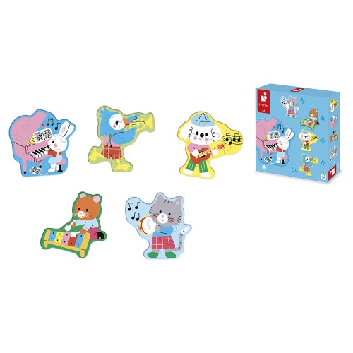 5 Puzzles évolutifs Musique - JANOD – Image 8
