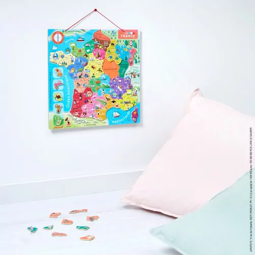 Puzzle Magnétique Carte France (93 pièces) - JANOD – Image 3