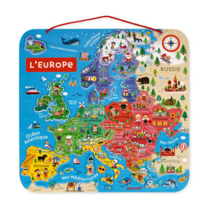 Puzzle magnétique carte d'Europe - JANOD