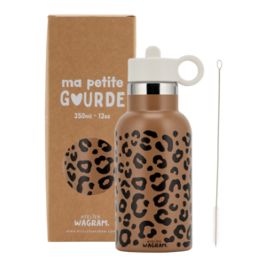 Gourde 350ml Caramel Léopard - ATELIER WAGRAM