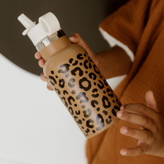 Gourde 350ml Caramel Léopard - ATELIER WAGRAM – Image 4